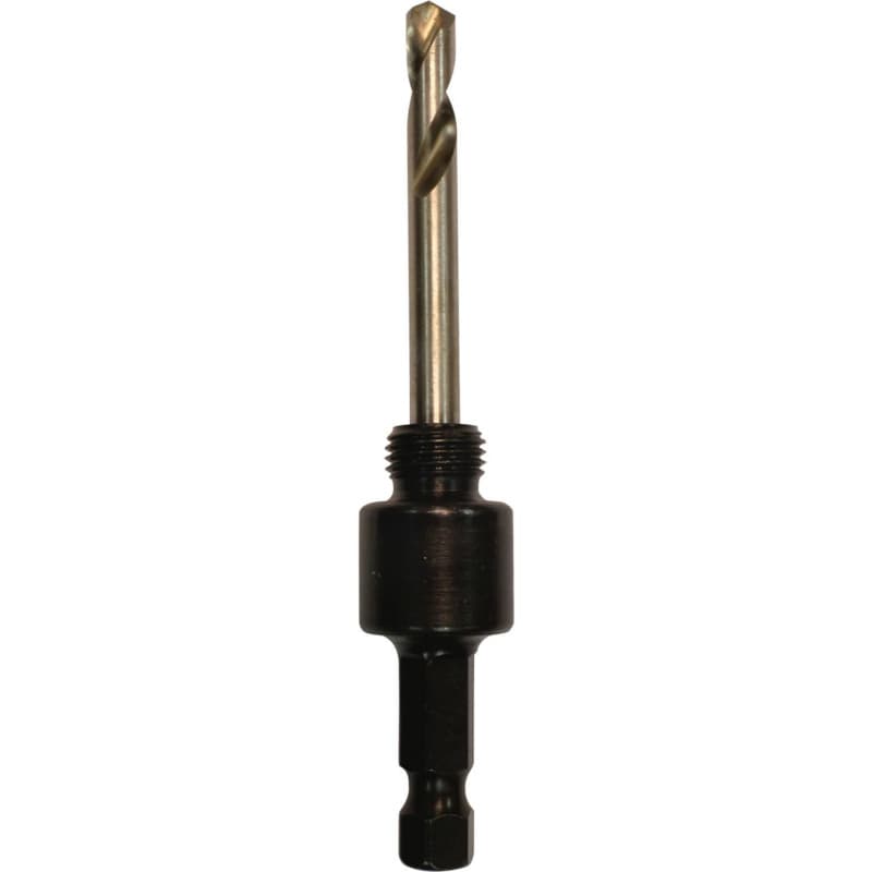 1/2" - 20 Hole Saw Arbor with Pilot Drill, 3/8" Shank