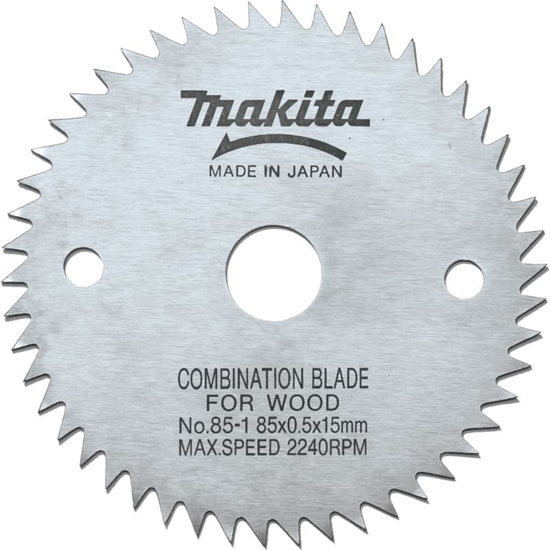 3-3/8" x 50 Teeth Steel Cross-Cut Circular Saw Blade