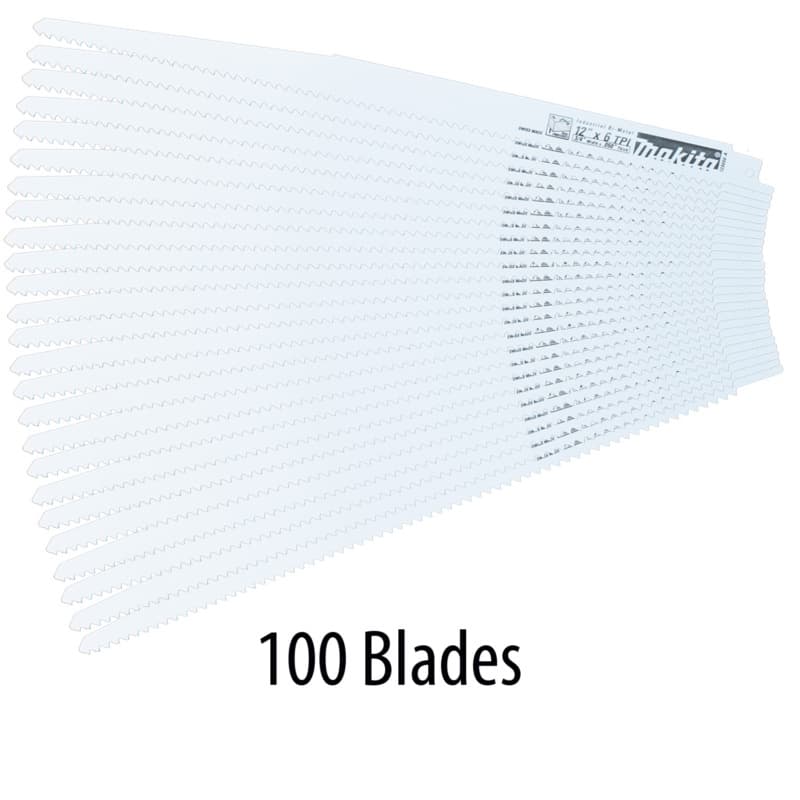 12" x 6TPI Wood Cutting Recipro Saw Blade (100/Pack)