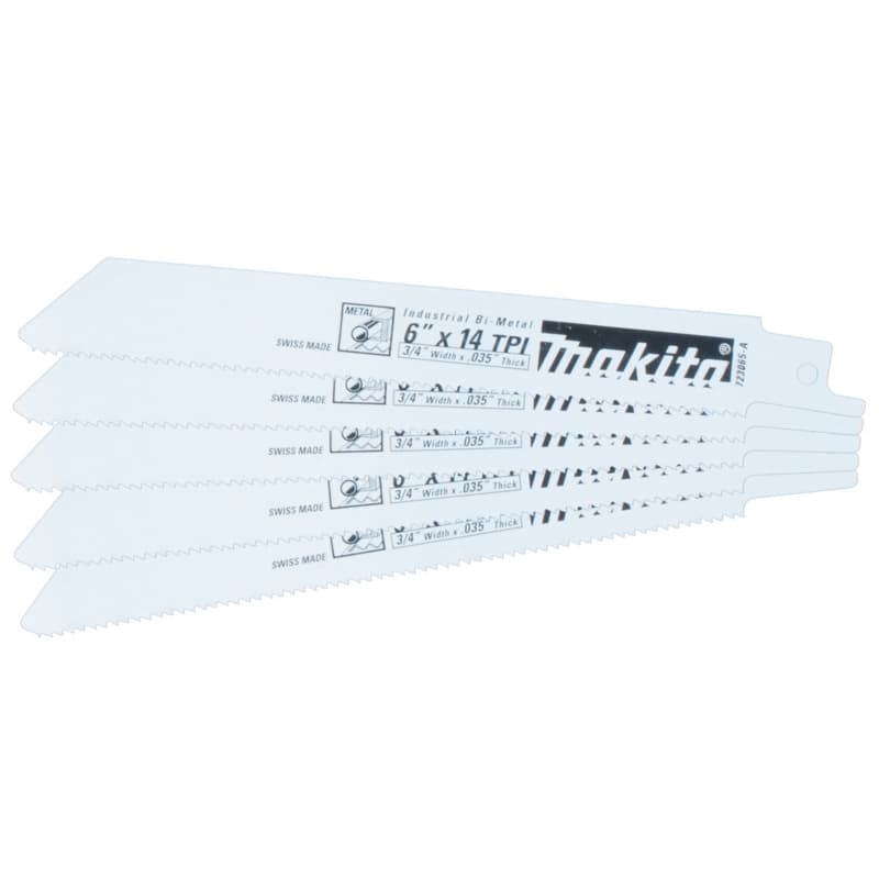 6" x 14TPI Metal Recipro Saw Blade (5/Pack)