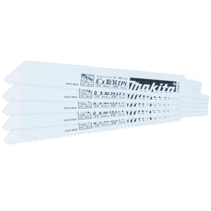 6" x 10/14TPI All-Purpose Recipro Saw Blade (5/Pack)