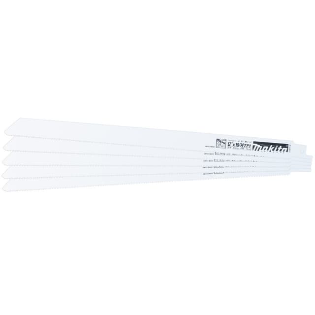 All-Purpose Bimetal Reciprocating Saw Blade For Metal/Wood/Wood with Metal, 5-Pack, Makita