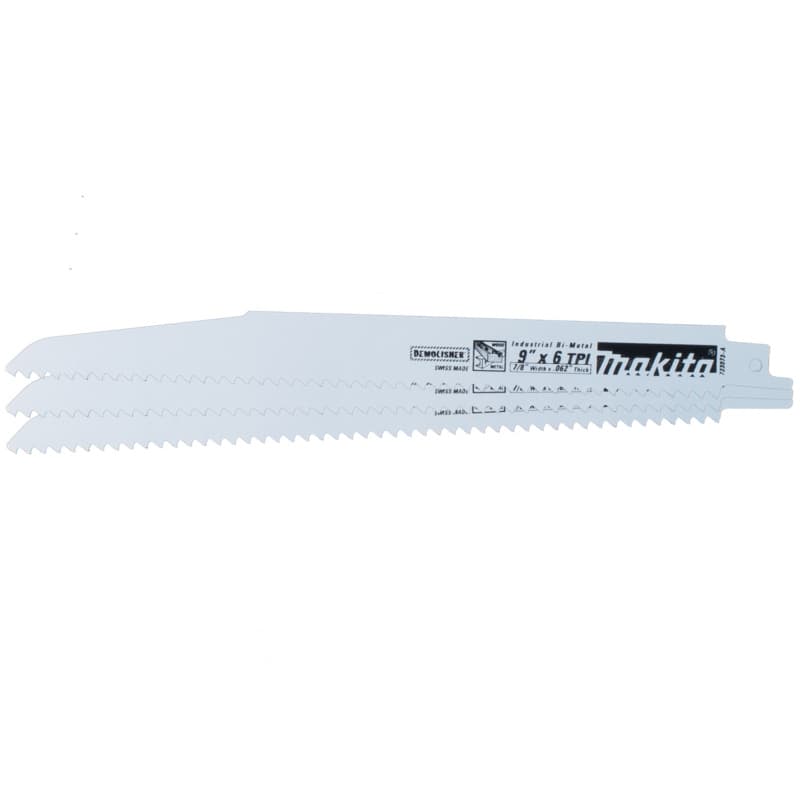 9" x 6TPI Demolition Recipro Saw Blade (3/Pack)