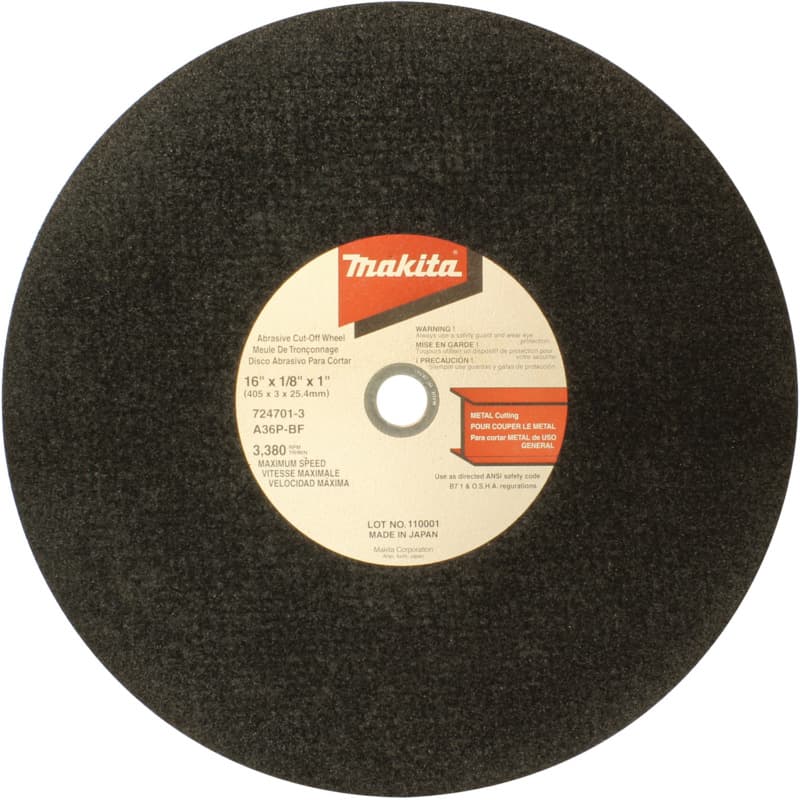 16" Cut-Off Wheel (5/Pack)