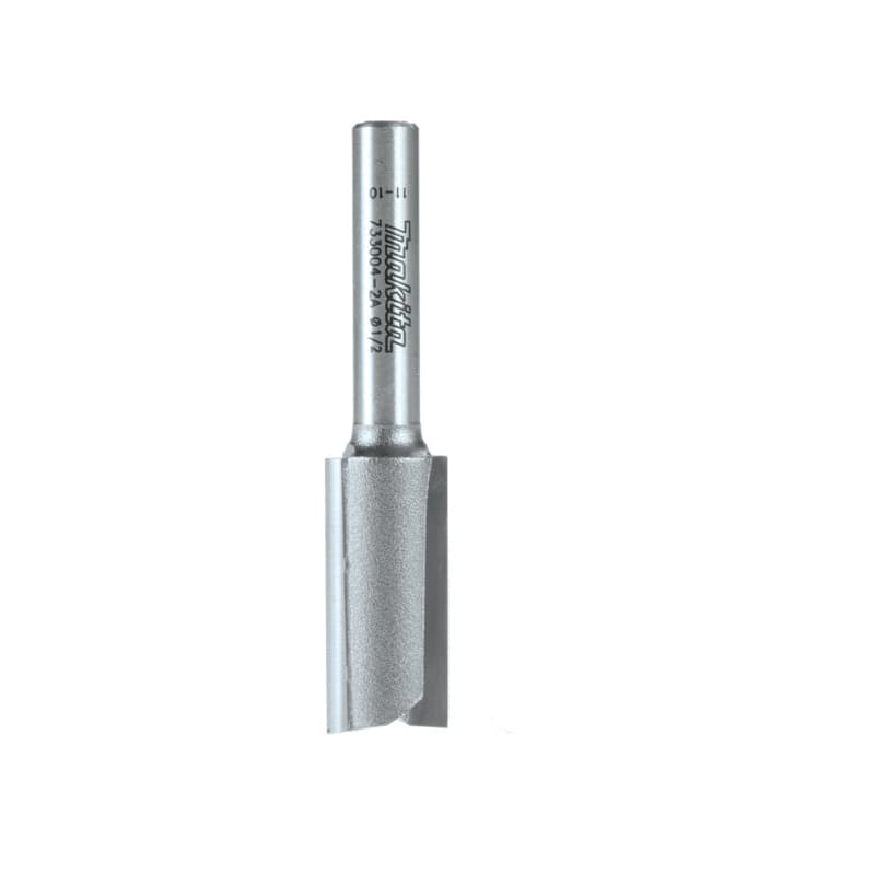 1/2" x 2-1/8" Straight Router Bit, 2-Flute, 1/4" Shank