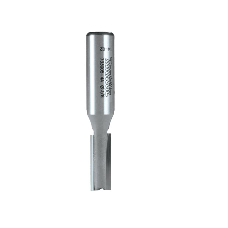 3/8" x 2-3/4" Straight Router Bit, 2-Flute, 1/2" Shank