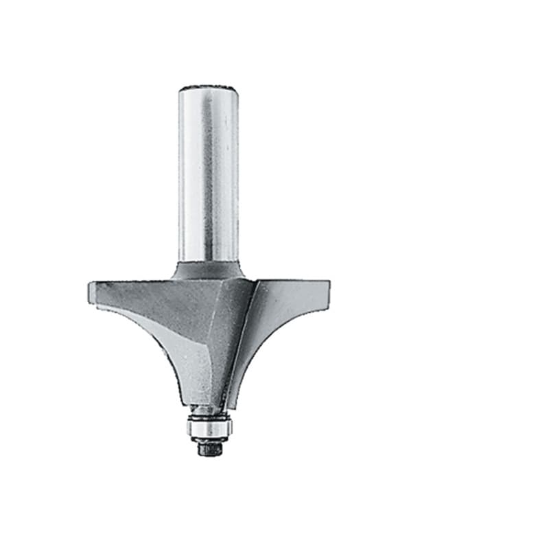 1-1/4" x 2-3/16" Bead Router Bit, 2-Flute, 1/4" Shank