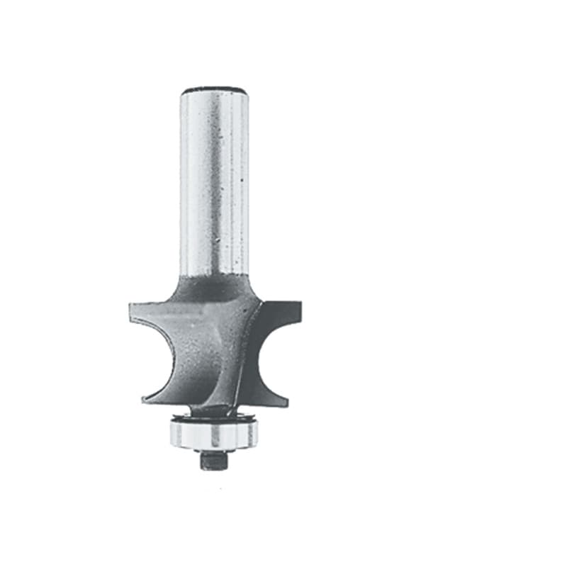 7/8" x 1/8" Radius Corner Bead Router Bit, 2 Flute, 1/4" Shank