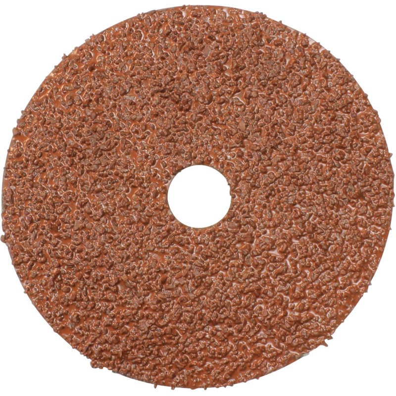 4" 24 Grit No Holes Abrasive Disc, Resin Fiber (25/Pack)