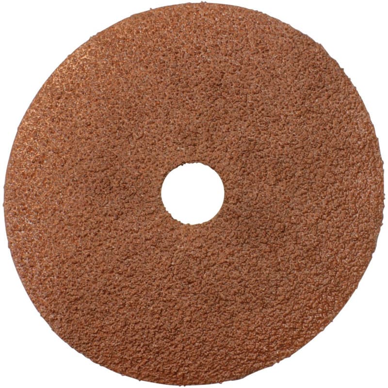 4" 50 Grit No Holes Abrasive Disc, Resin Fiber (25/Pack)