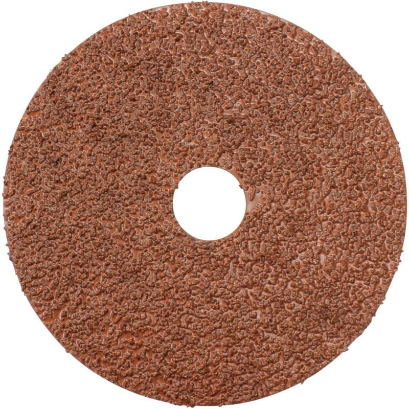 5" 24 Grit No Holes Abrasive Disc, Resin Fiber (5/Pack)