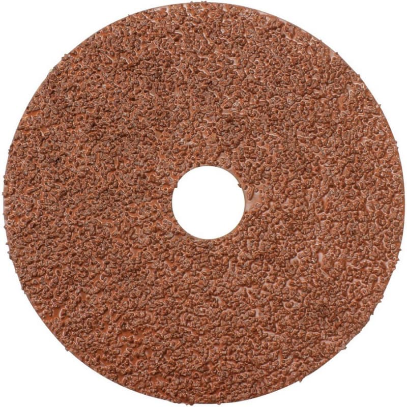 5" 24 Grit No Holes Abrasive Disc, Resin Fiber (25/Pack)