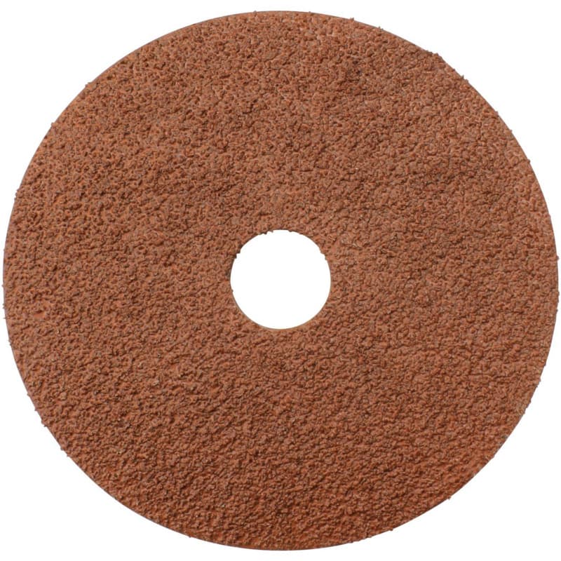 5" 36 Grit No Holes Abrasive Disc, Resin Fiber (5/Pack)