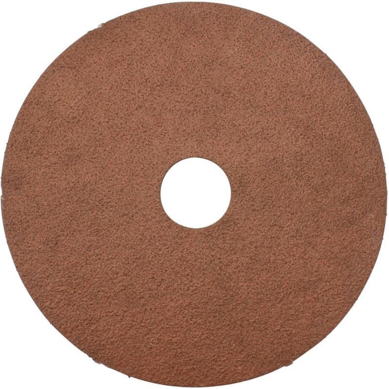 5" 80 Grit No Holes Abrasive Disc, Resin Fiber (25/Pack)
