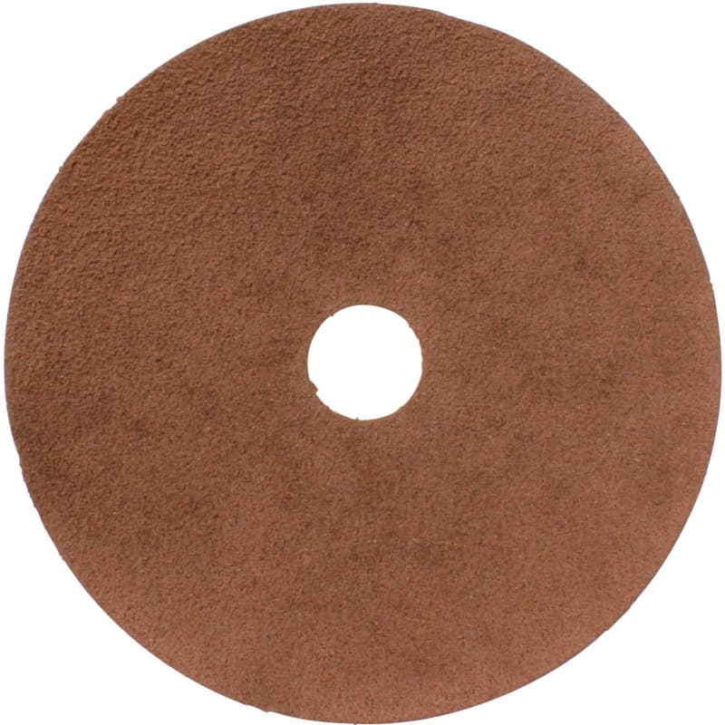 4" 100 Grit No Holes Abrasive Disc, Resin Fiber (5/Pack)