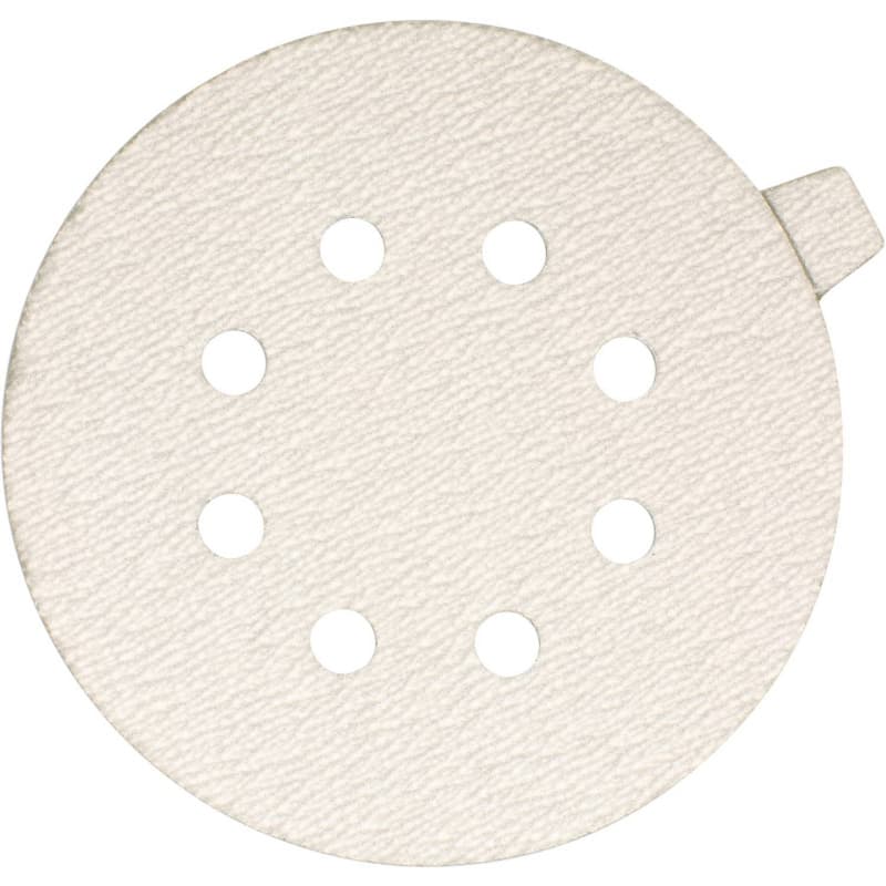 5" PSA 240 Grit Abrasive 8 Holes Sanding Disc, Aluminum Oxide on Paper (5/Pack)