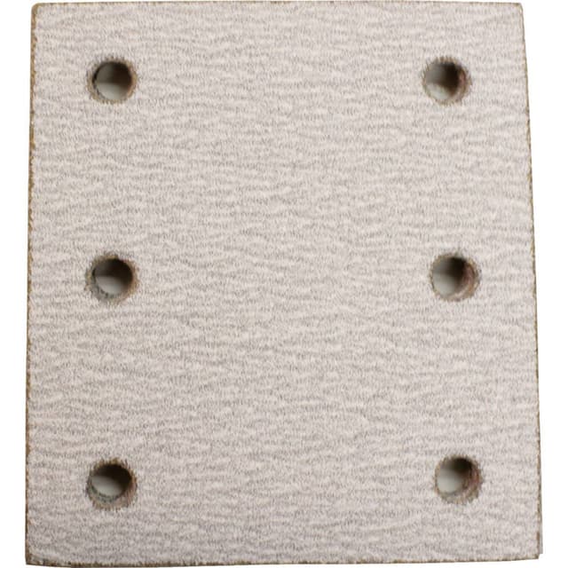 Makita, Abrasive Sheet, 4"x4-1/2", Hook & Loop Aluminum Oxide, Paper Backed