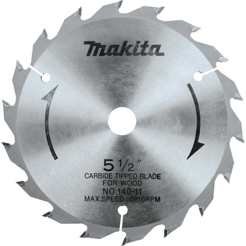 5-1/2" x 18 Teeth Cross-Cut/Plunge/Rip Circular Saw Blade