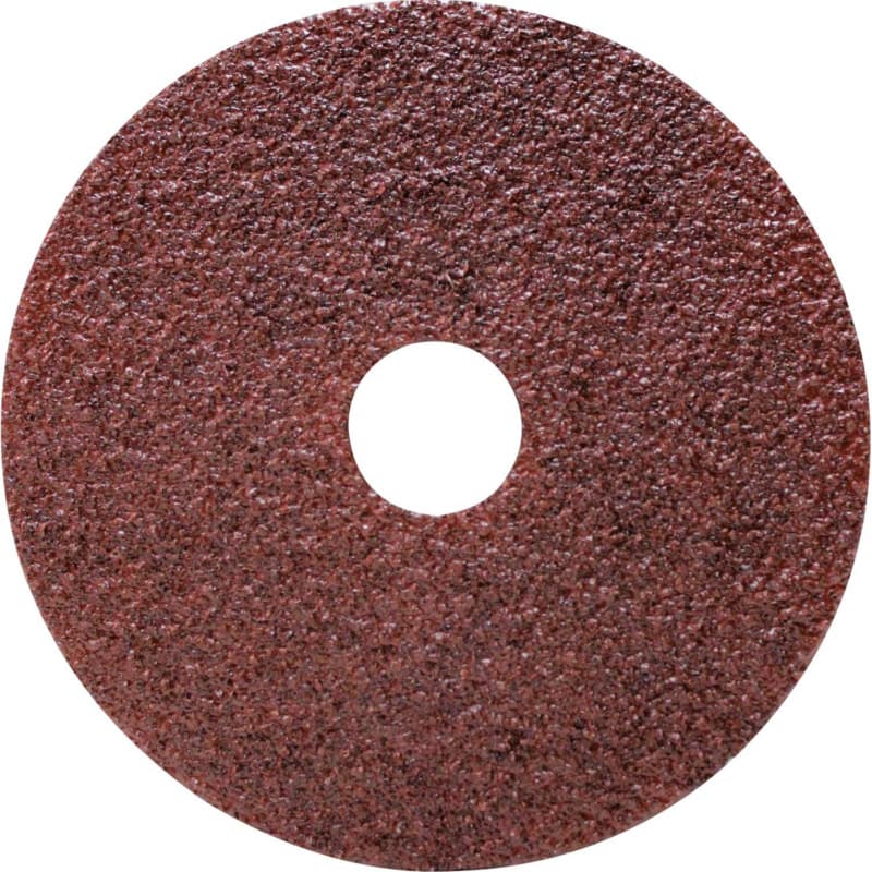 4-1/2" 36 Grit No Holes Abrasive Disc, Resin Fiber (5/Pack)
