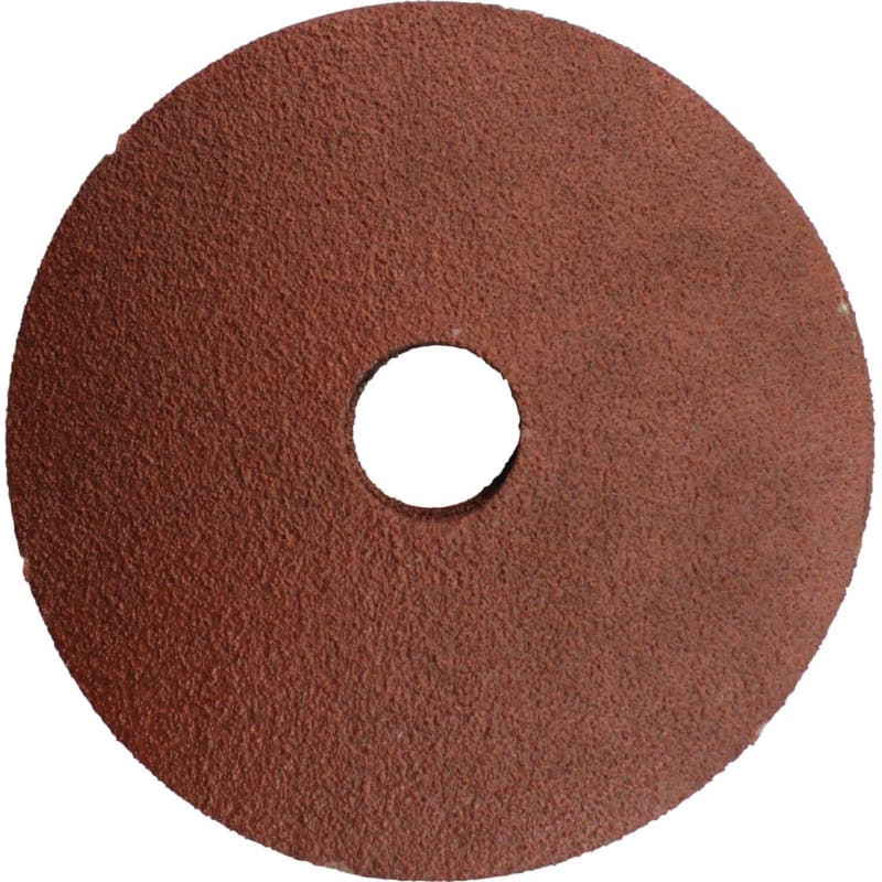 4-1/2" 80 Grit No Holes Abrasive Disc, Resin Fiber (5/Pack)