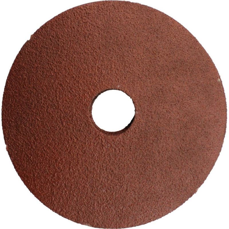 4-1/2" 80 Grit No Holes Abrasive Disc, Resin Fiber (25/Pack)