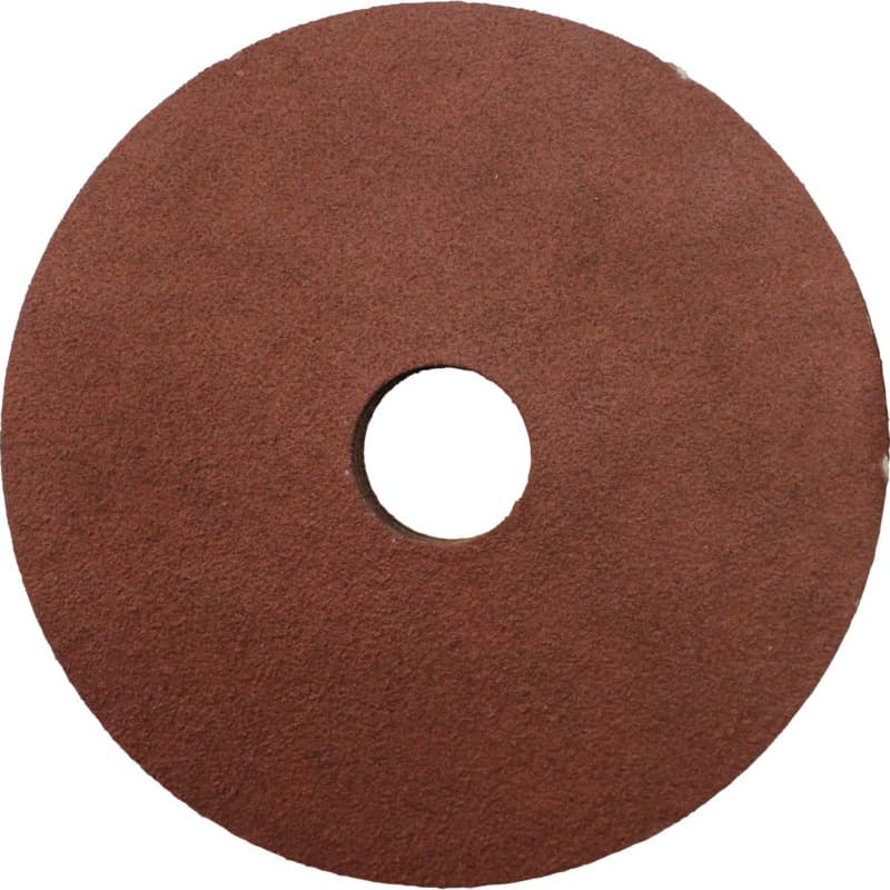 4-1/2" 120 Grit No Holes Abrasive Disc, Resin Fiber (5/Pack)
