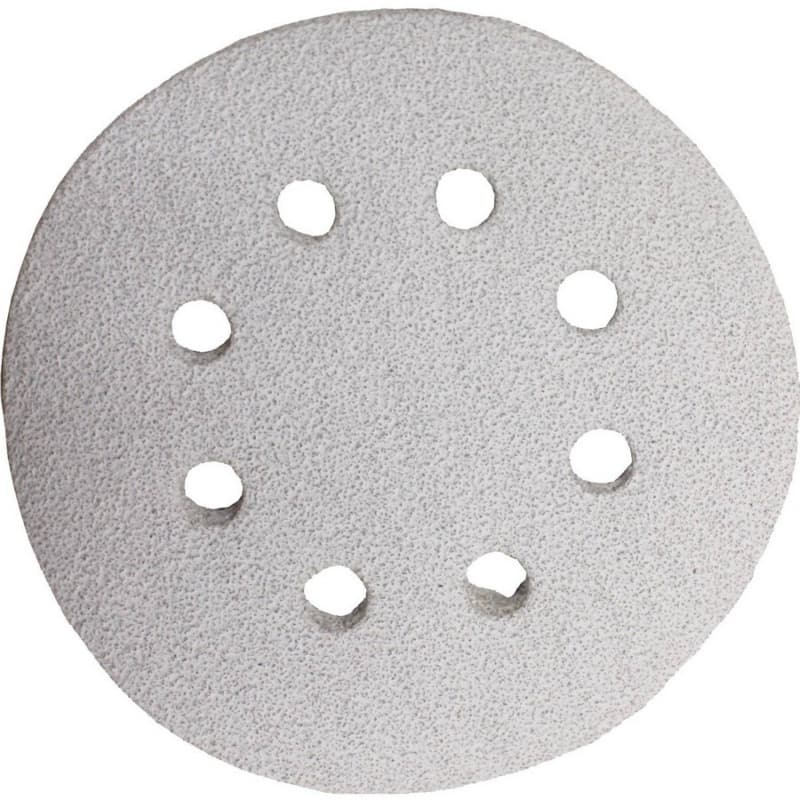5" Hook/Loop 60 Grit Abrasive 8 Holes Sanding Disc, Aluminum Oxide on Paper (50/Pack)