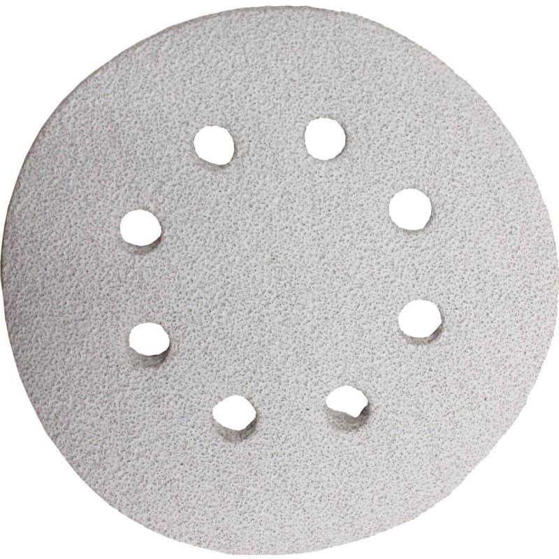 5" Hook/Loop 100 Grit Abrasive 8 Holes Sanding Disc, Aluminum Oxide on Paper (5/Pack)