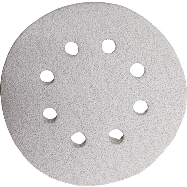 Makita USA 5" 8-Hole Hook and Loop Aluminum Oxide Paper Backed Sanding Discs, 5-Pack