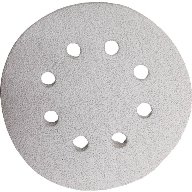 5" Hook/Loop 100 Grit Abrasive 8 Holes Sanding Disc, Aluminum Oxide on Paper (50/Pack)
