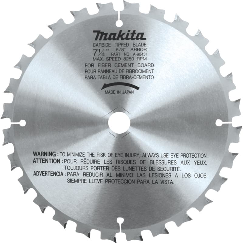 7-1/4" x 28 Teeth Cross-Cut Fiber Cement Blade