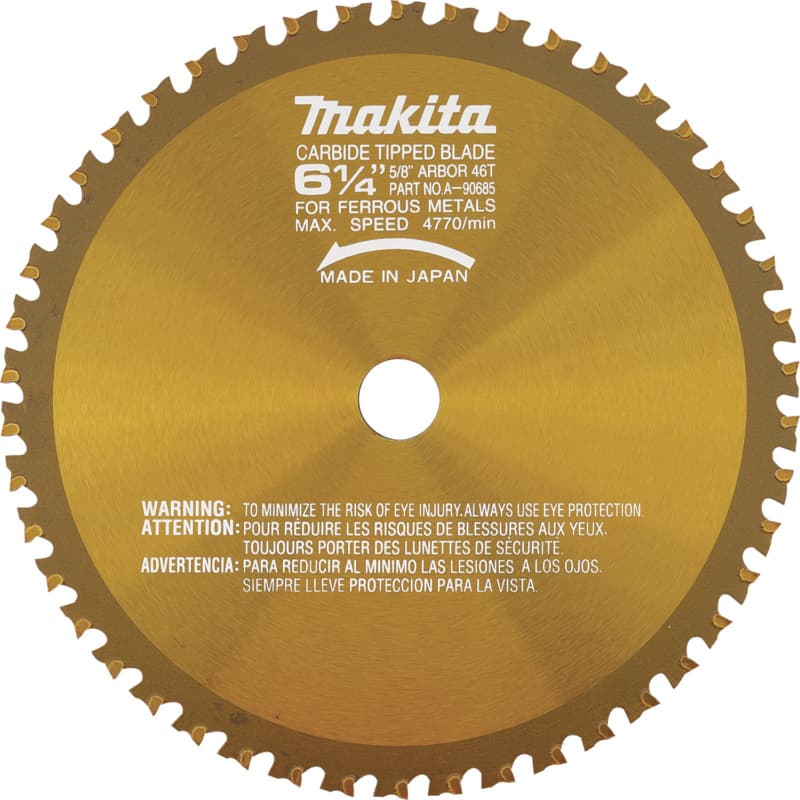 6-1/4" x 46 Teeth General Purpose Cross-Cut Saw Blade