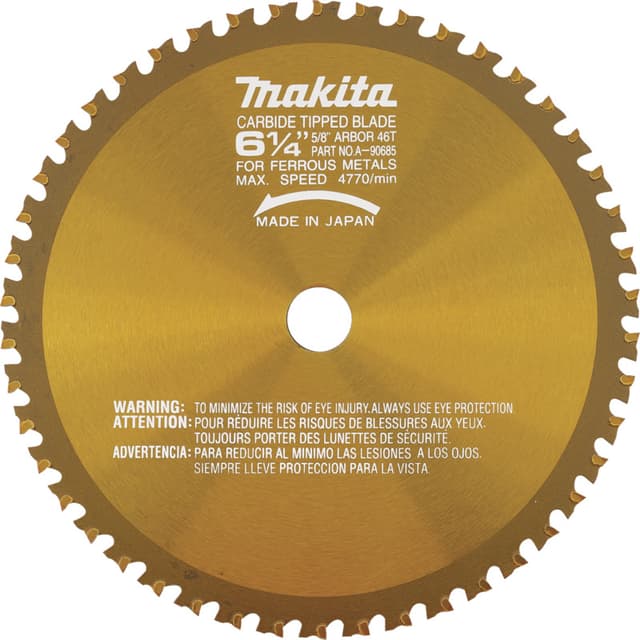6-1/4" x 46 Teeth General Purpose Cross-Cut Saw Blade