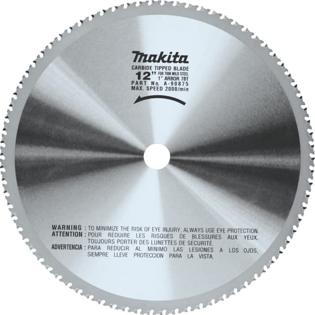12" x 78 Teeth Cross-Cut Saw Blade