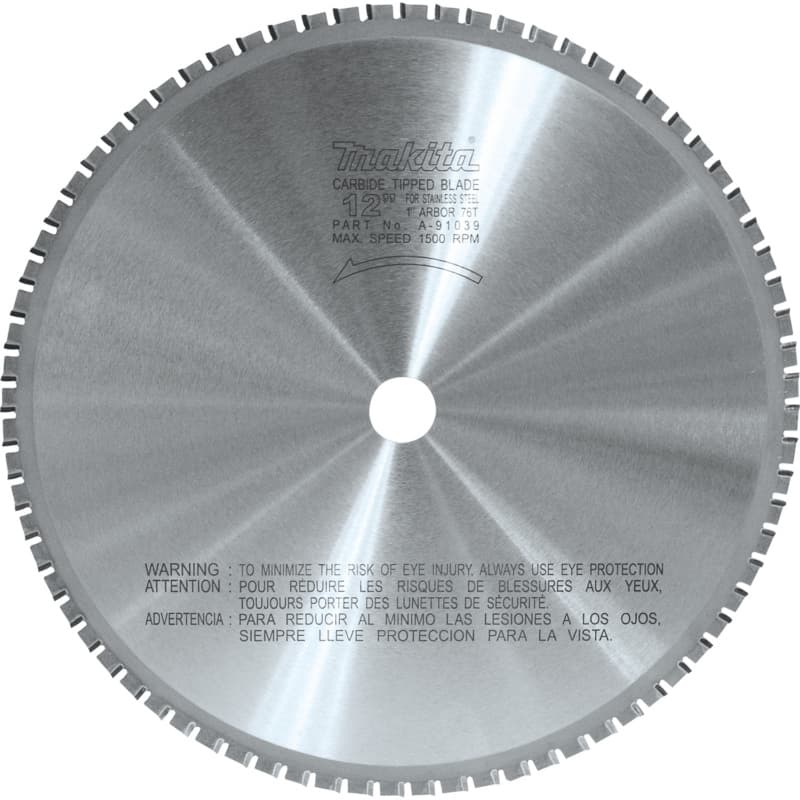 12" x 76 Teeth Cross-Cut Saw Blade