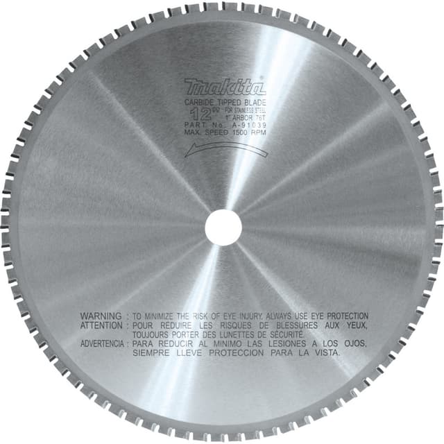 12" x 76 Teeth Cross-Cut Saw Blade