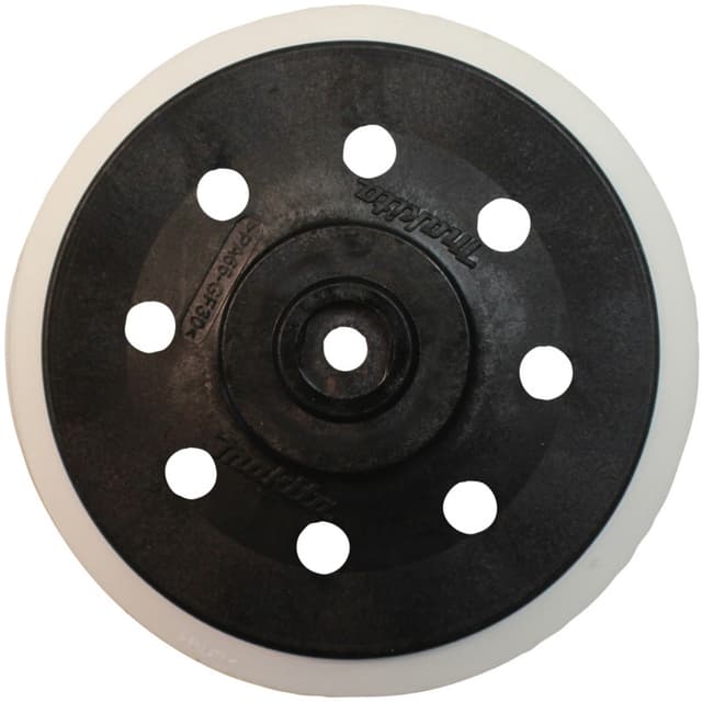 Makita, Rubber Backing Pad, 6" Round 8-Hole, HL, General Compatibility