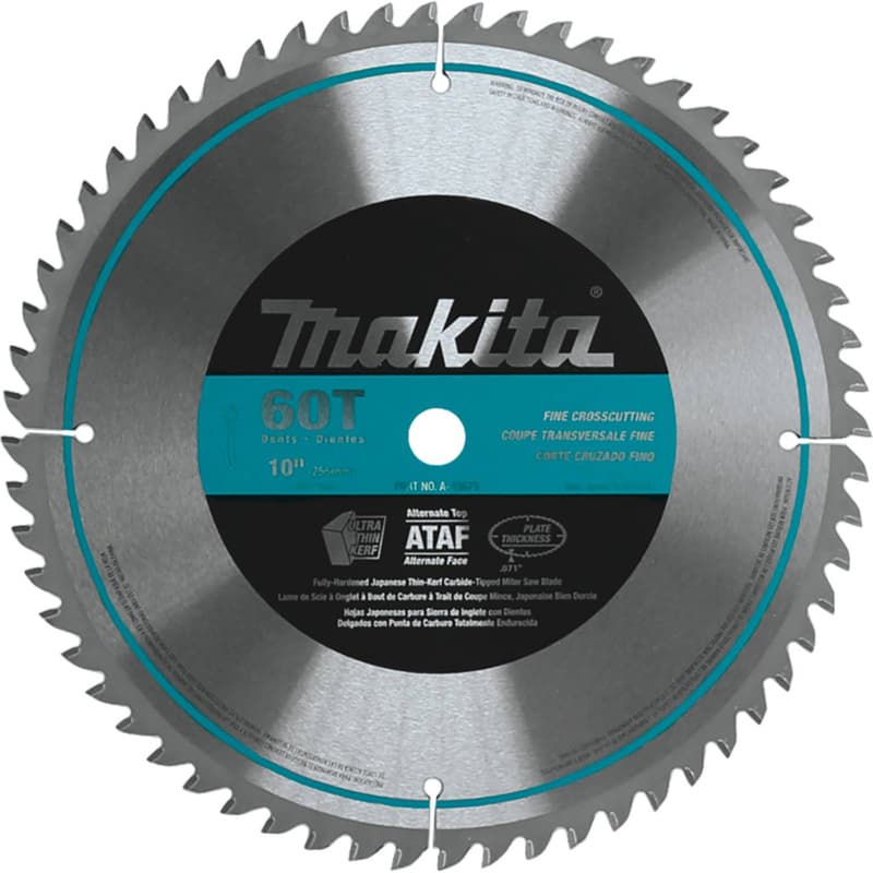10" x 60 Teeth True Cut Micro-Polished Miter Saw Blade