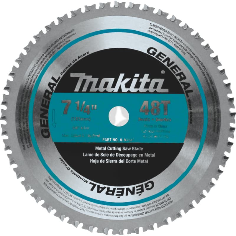 7-1/4" x 48 Teeth Cross-Cut Saw Blade