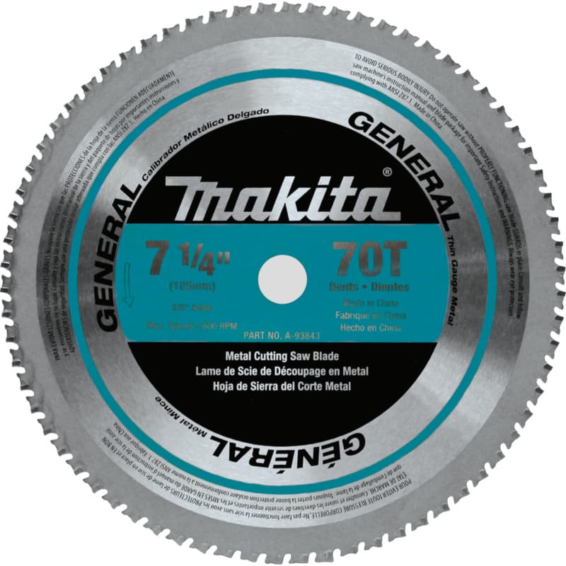 7-1/4" x 70 Teeth Cross-Cut Saw Blade