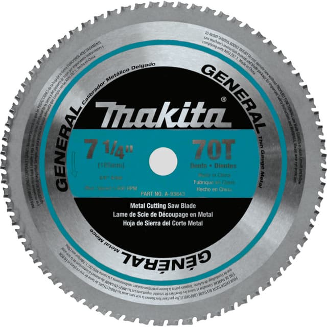7-1/4" x 70 Teeth Cross-Cut Saw Blade