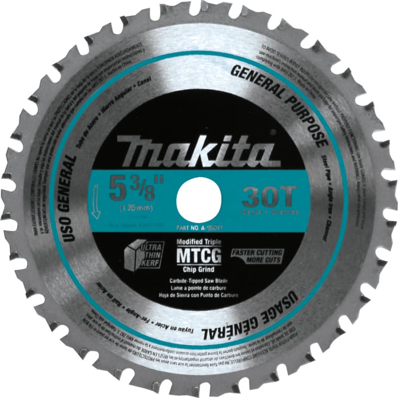 5-3/8" x 30 Teeth General Purpose Cross-Cut Saw Blade