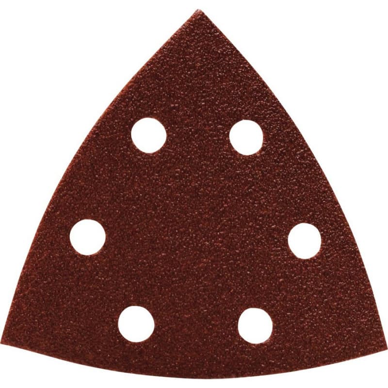 Hook/Loop 80 Grit Oscillating Multi-Tool Sandpaper, Aluminum Oxide on Paper (10/Box)