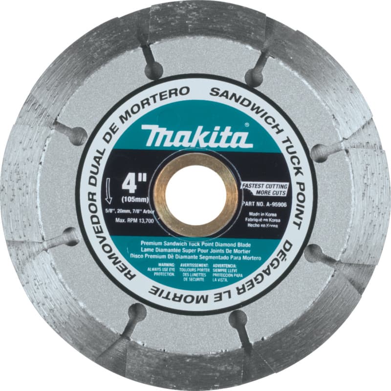 4" Dual Sandwich Diamond Tuck Point Blade