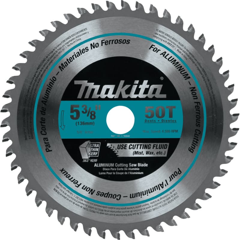 5-3/8" x 50 Teeth Cross-Cut Saw Blade