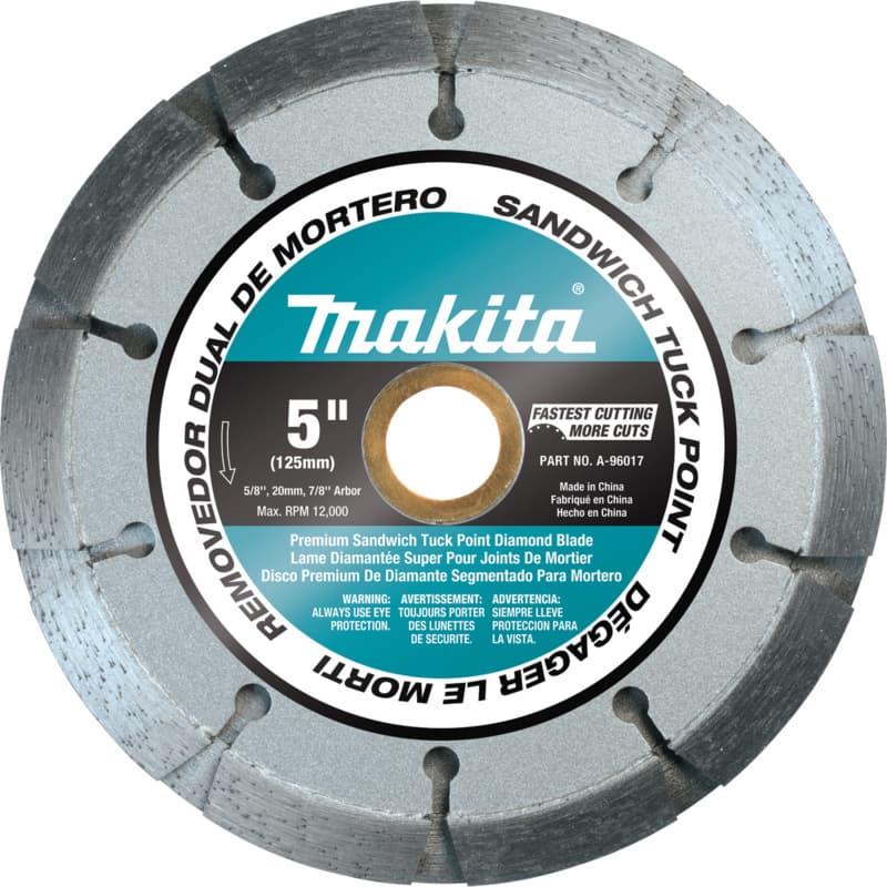 5" Dual Sandwich Diamond Tuck Point Blade