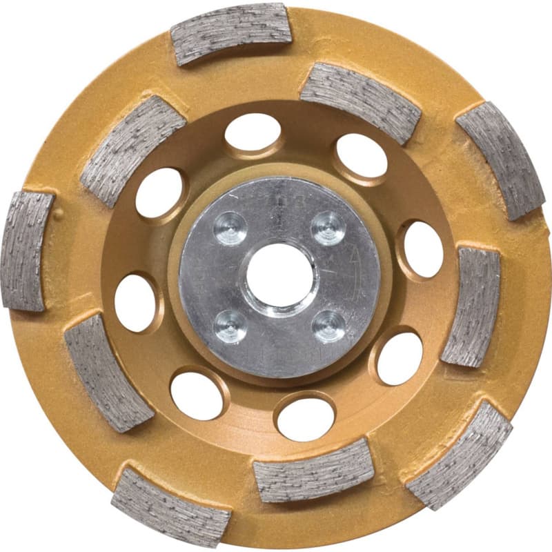 4-1/2" Low-Vibration Double Row Diamond Cup Wheel