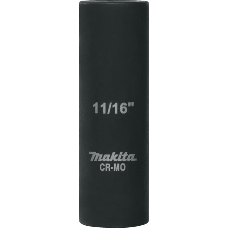 11/16" Deep Well SAE Impact Socket, 1/2" Drive