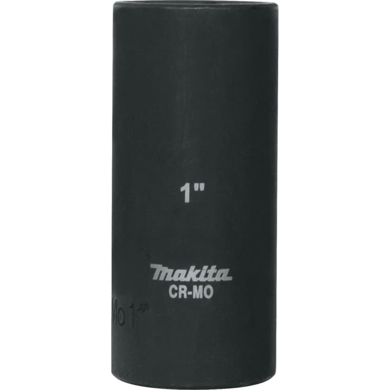 1" Deep Well SAE Impact Socket, 1/2" Drive