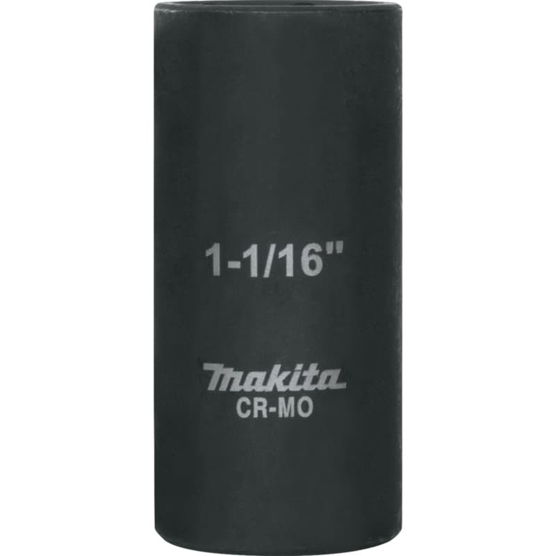 1-1/16" Deep Well SAE Impact Socket, 1/2" Drive